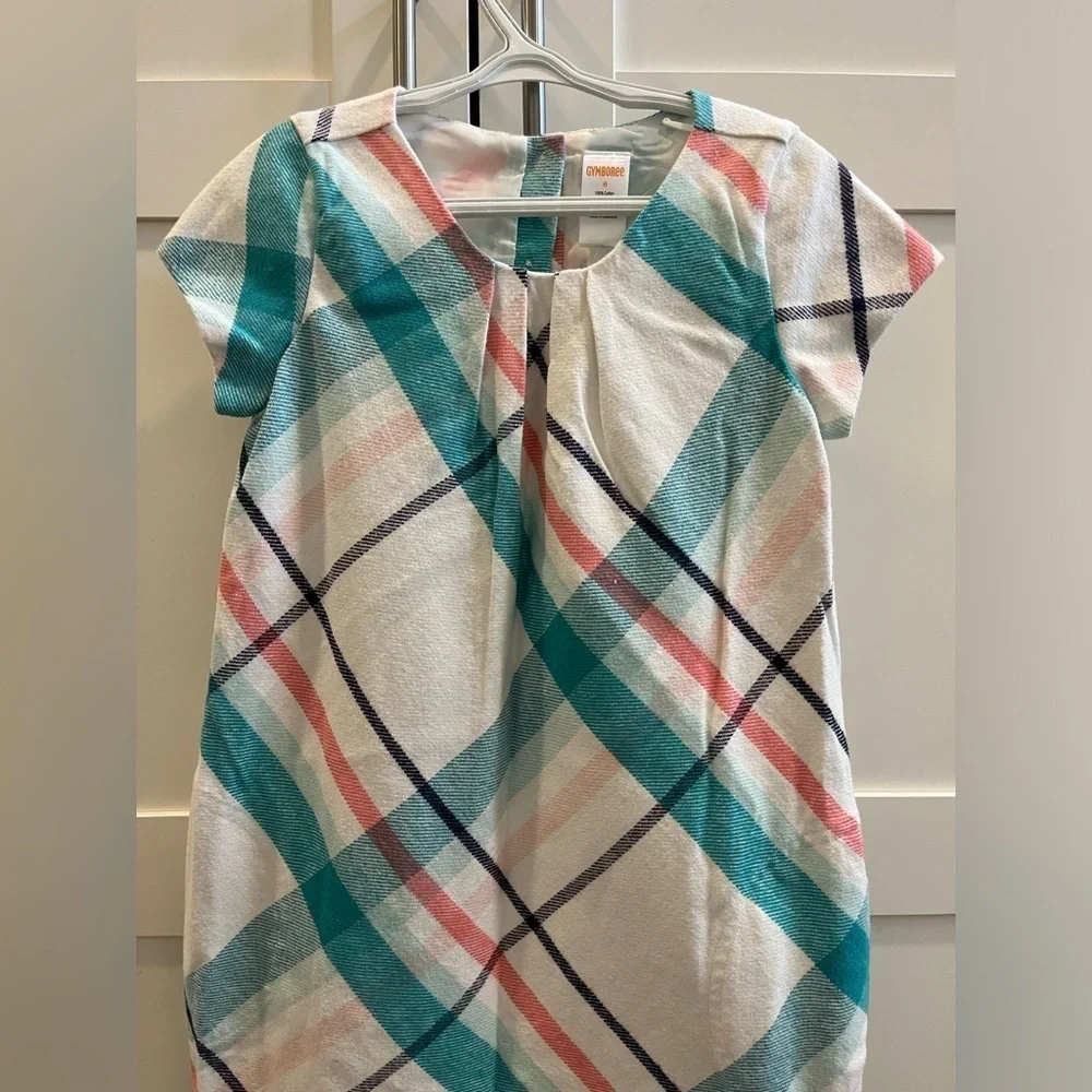 Gymboree plaid shift dress size 6